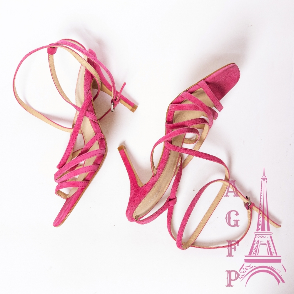 Botkier Lorain Hot Pink strappy Stiletto H… - Picture 16 of 16